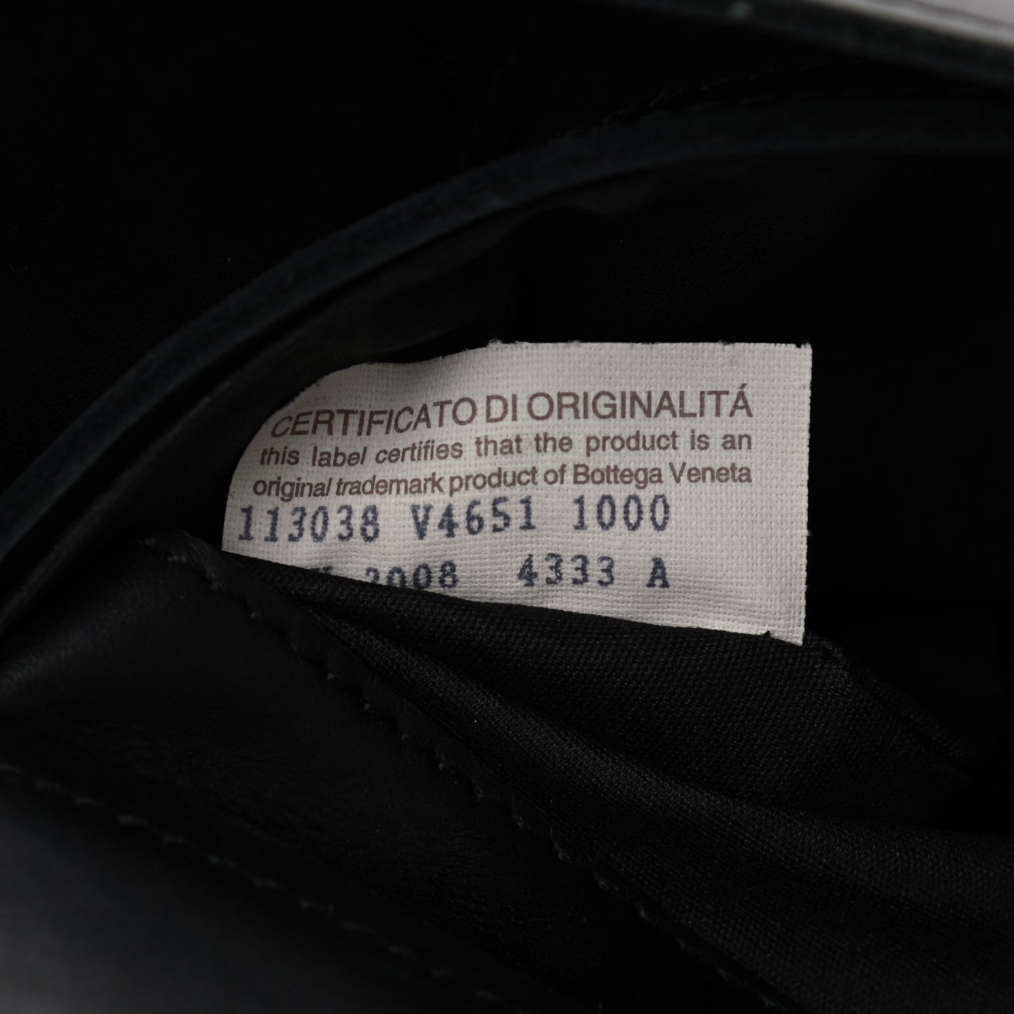 Nappa Intrecciato Messenger Bag Black