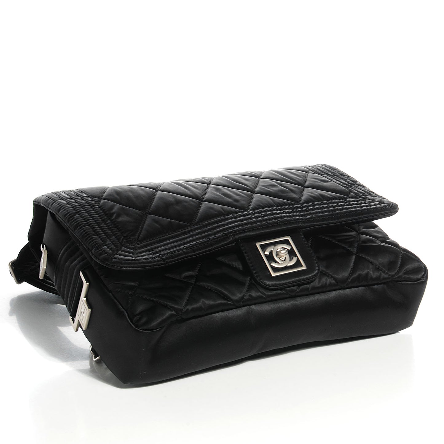 Nylon Ski Sport Backpack Black
