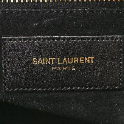 Saint Laurent Calfskin Classic Duffle 6 Black 6 of 10