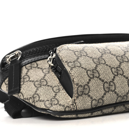Gucci GG Supreme Monogram Belt Bag Black 9 of 10