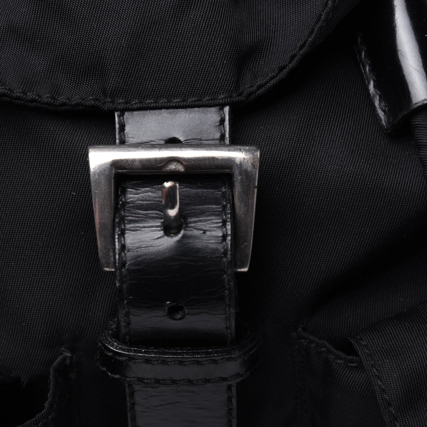Nylon Vela Large Backpack Black