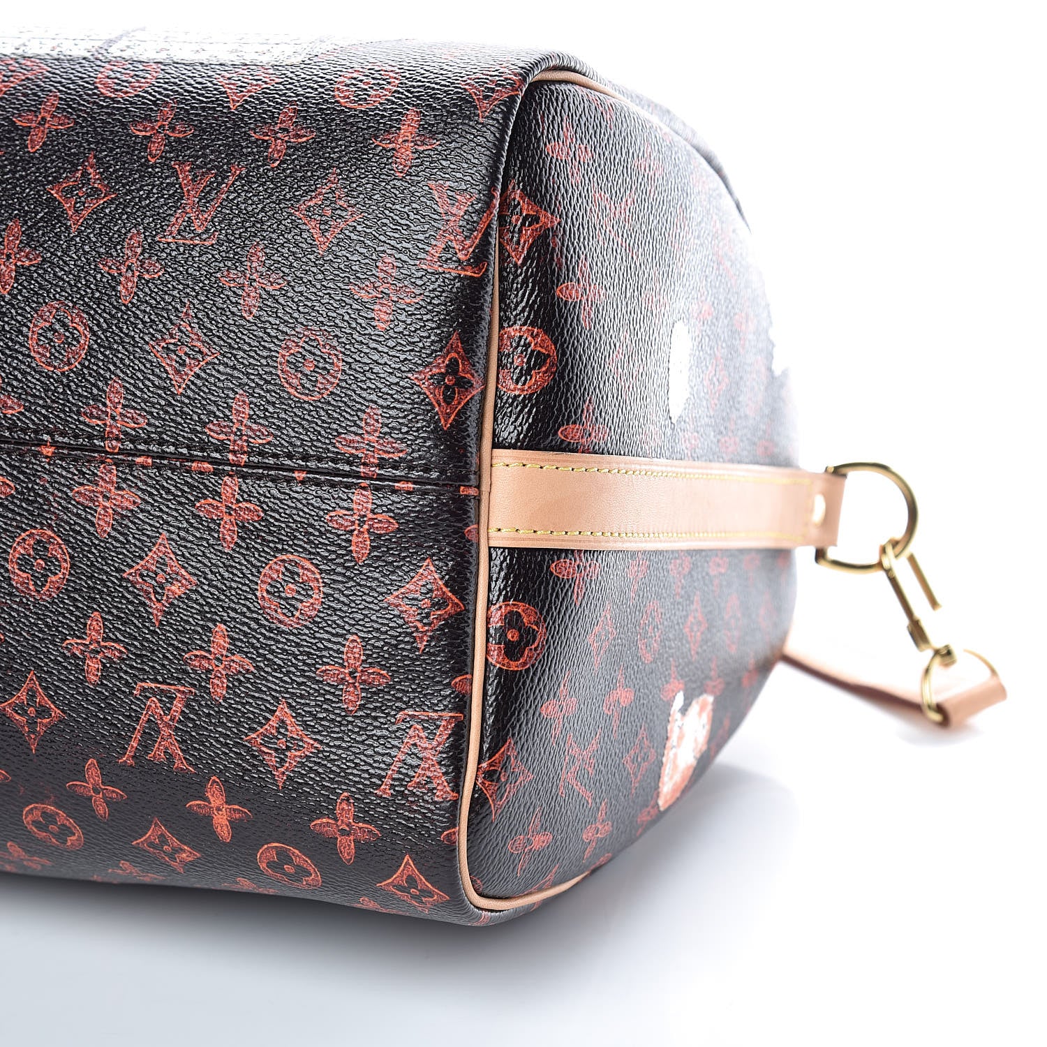 Louis Vuitton Catogram Speedy Bandouliere 30 Marron 6 of 16
