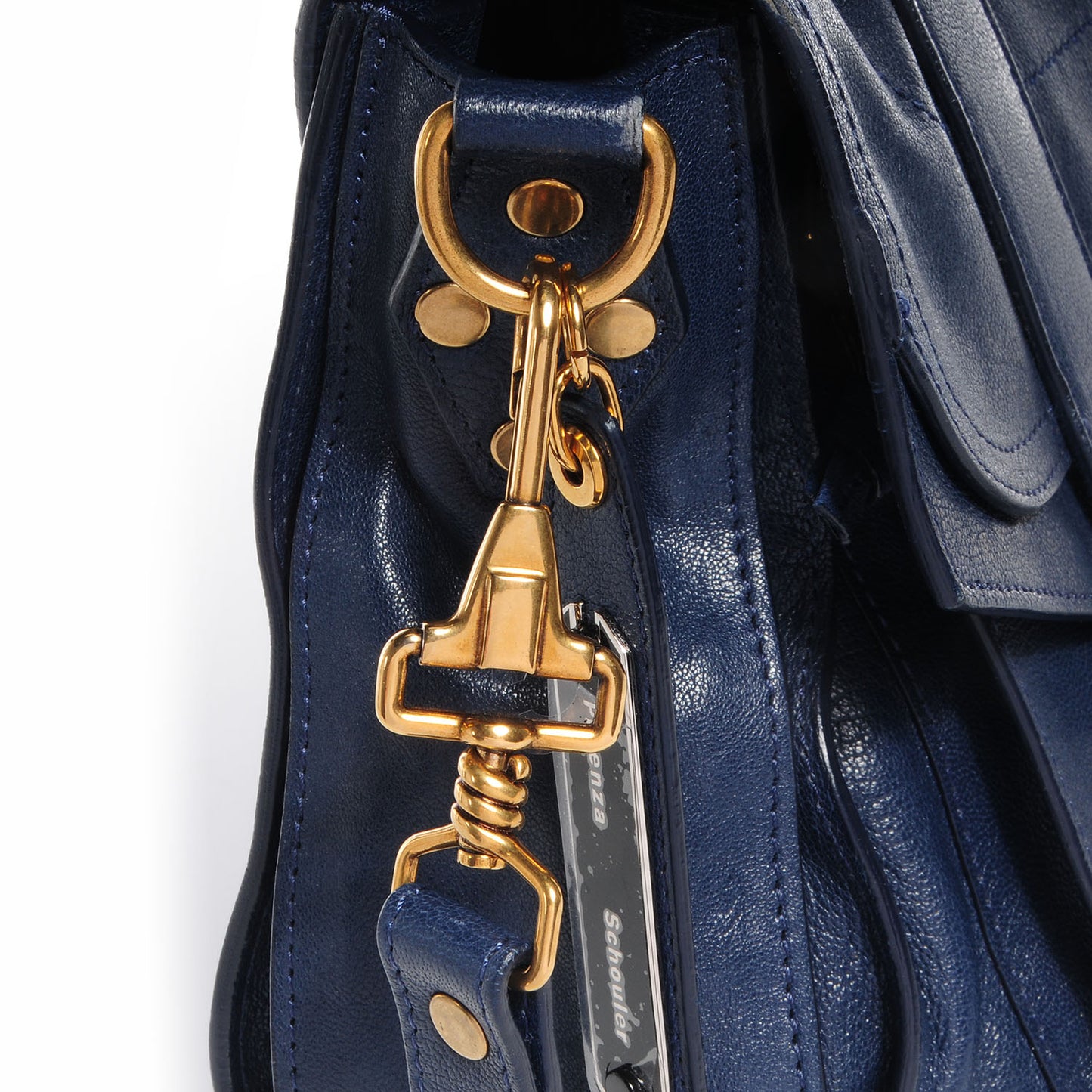 Lambskin PS1 Medium Satchel Marine