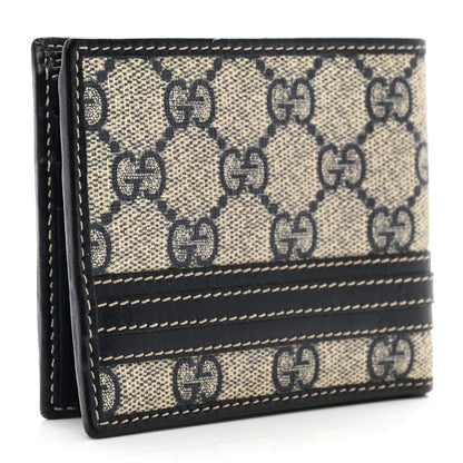 Gucci GG Plus Monogram Web Bi-Fold Wallet Navy 3 of 7