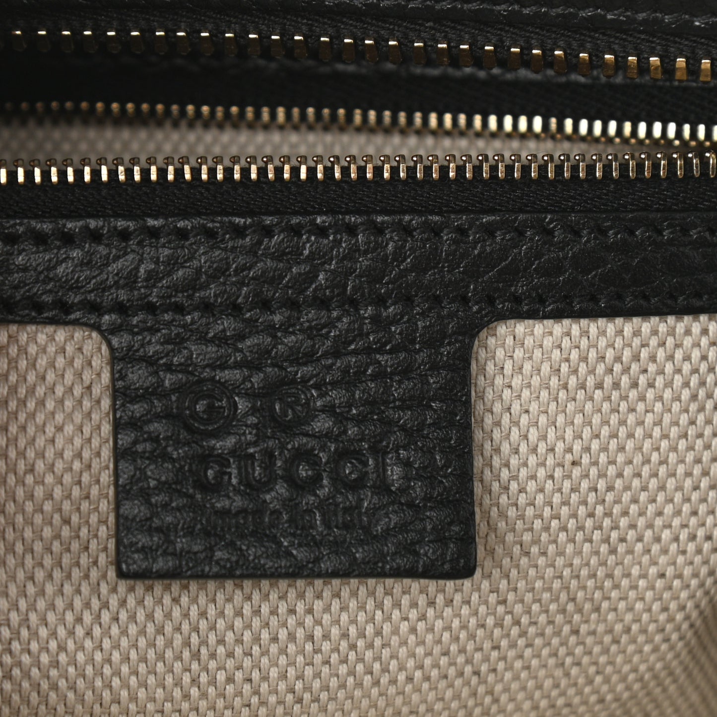 Dollar Calfskin Medium Soho Top Handle Satchel Black