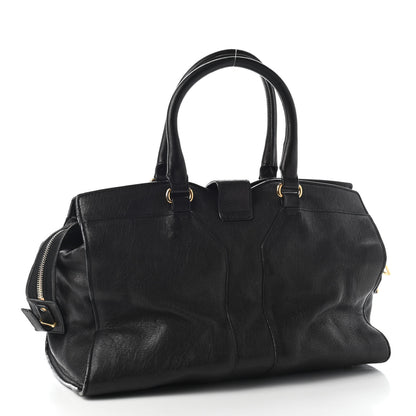 Saint Laurent Sheepskin Medium Cabas ChYc Black 2 of 9