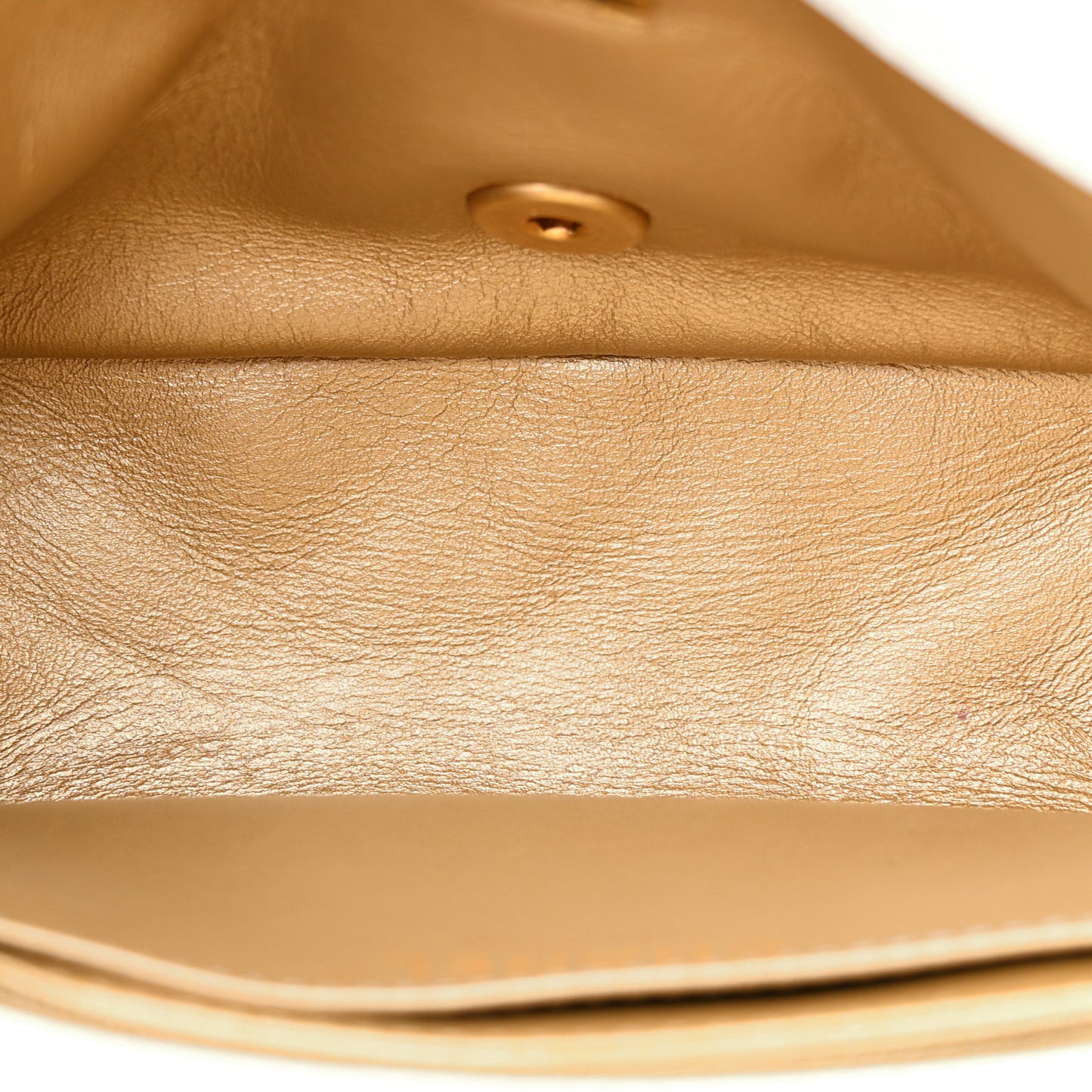 Lambskin Quilted Mini Pearl Crush Flap White