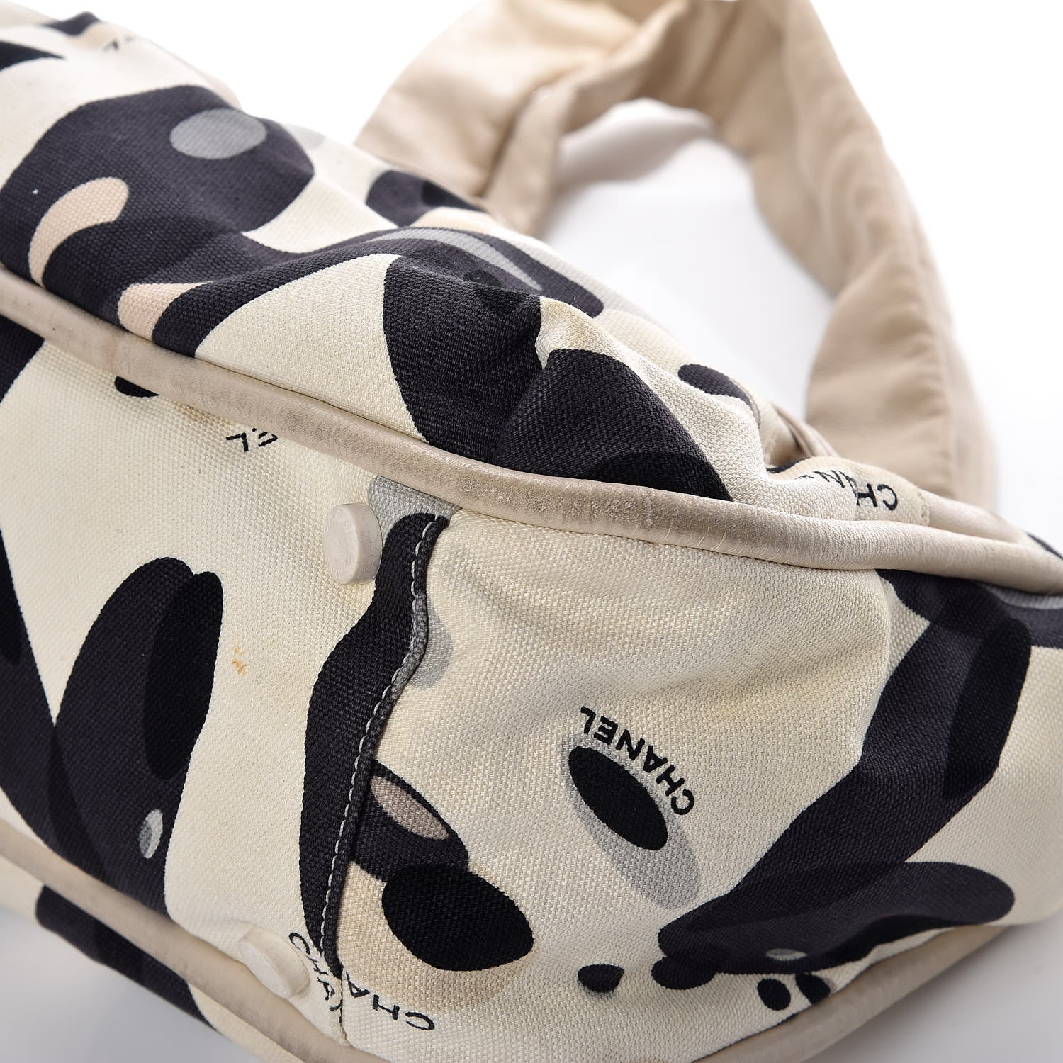 Chanel Canvas Drawstring Shoulder Bag 10 of 14
