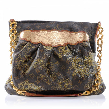 Louis Vuitton Monogram Dentelle Fersen Gold 1 of 8