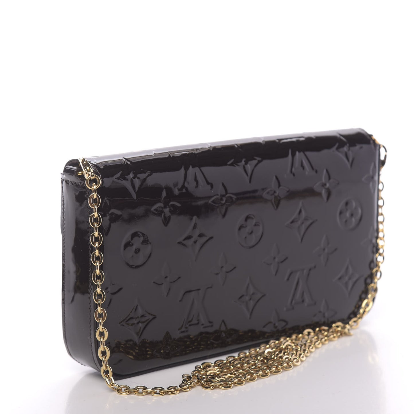Vernis Pochette Felicie Chain Wallet Amarante