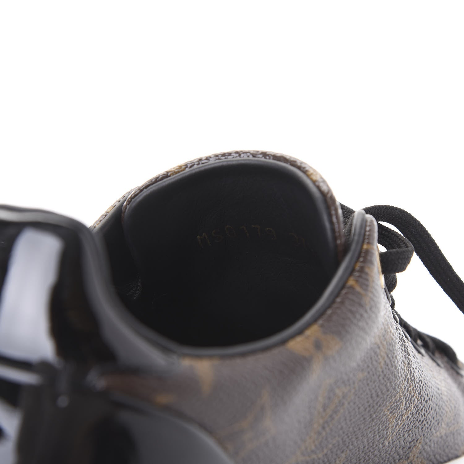 Louis Vuitton Patent Monogram Frontrow Sneakers 37.5 8 of 8