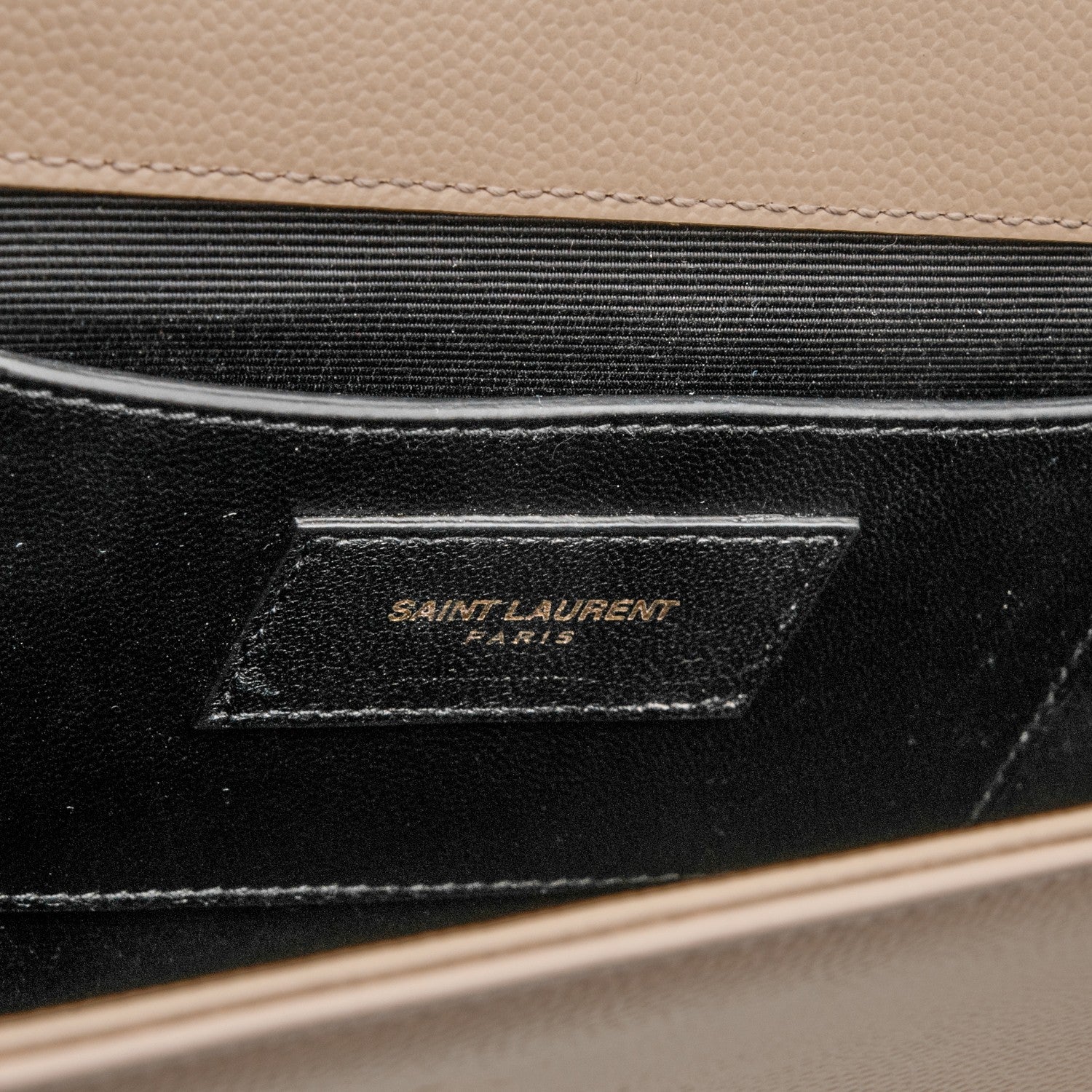 Saint Laurent Grain De Poudre Medium Monogram Kate Satchel Nude Powder 7 of 7