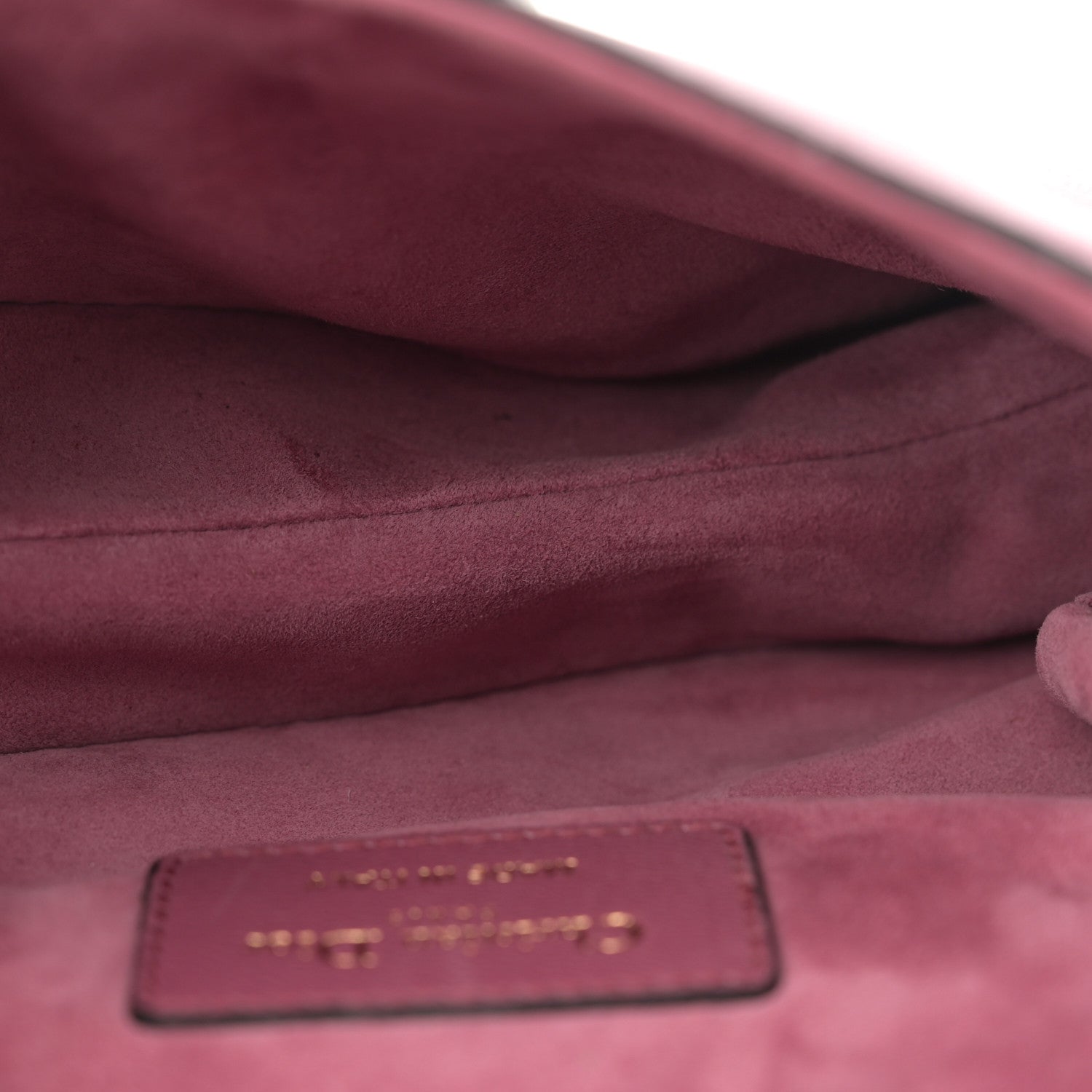 Christian Dior Goatskin Mini Saddle Bag Mallow Rose 5 of 13