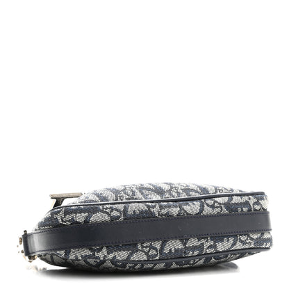 Christian Dior Monogram Shoulder Bag Pochette Blue 4 of 10