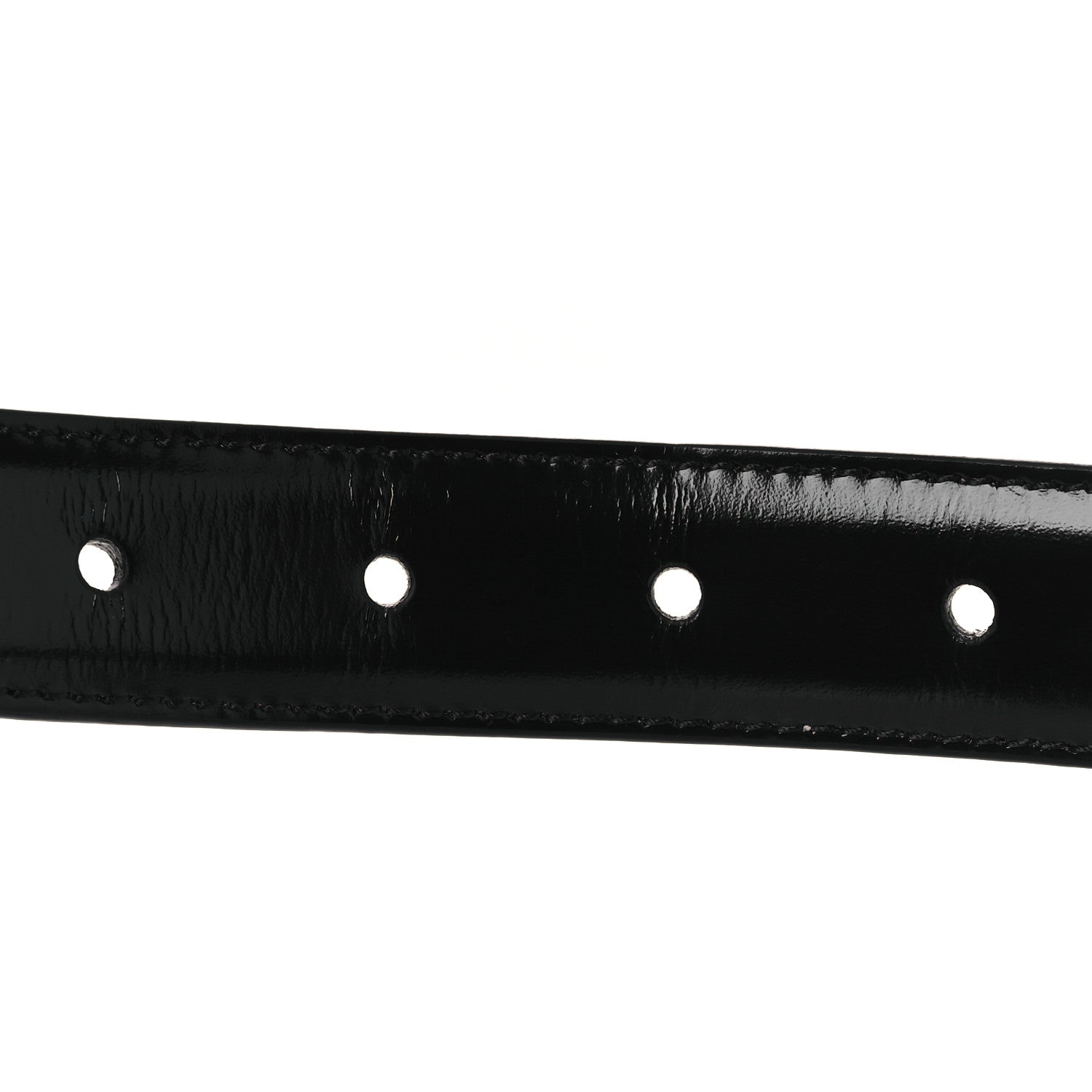 Celine Box Calfskin Reversible Triomphe 80 32 Belt Black White 6 of 7