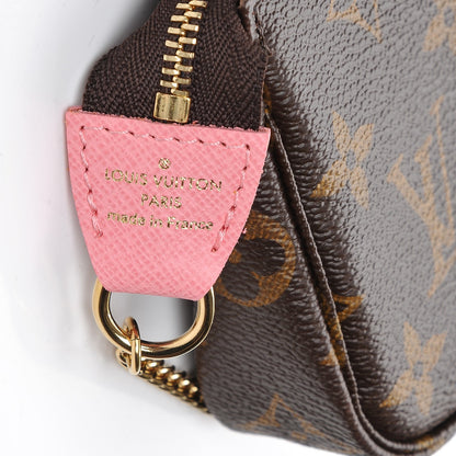 Louis Vuitton Monogram Illustre Mini Pochette Accessories Rose 6 of 8