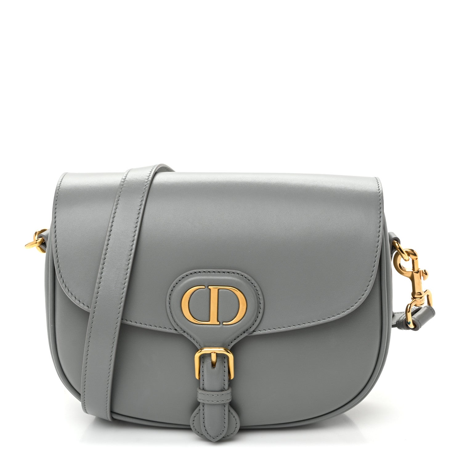 Christian Dior Box Calfskin Medium Bobby Flap Gray 1 of 9