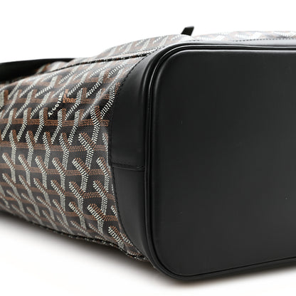 Goyard Goyardine Calfskin Alpin MM Backpack Black 9 of 11
