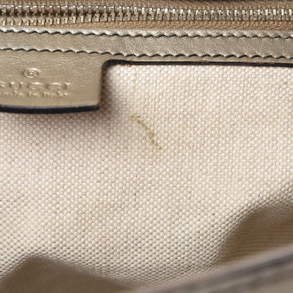 Gucci Shine Guccissima Large Emily Chain Shoulder Bag Gold 9 of 13