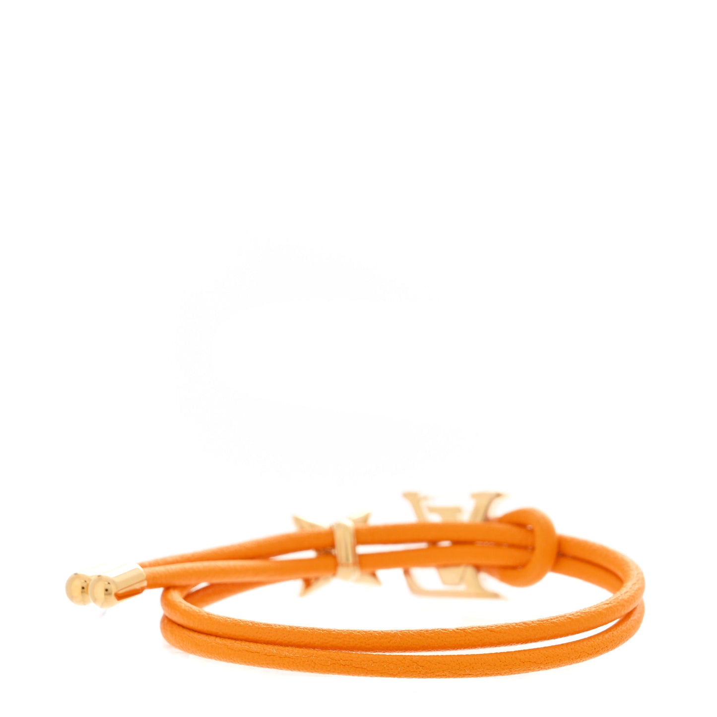 Calfskin Bloom Bracelet Safran