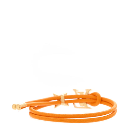 Louis Vuitton Calfskin Bloom Bracelet Safran 3 of 5