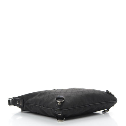 Gucci Monogram Abbey Messenger Bag Black 4 of 13