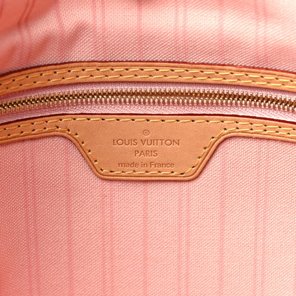 Louis Vuitton Damier Azur Delightful PM Rose Ballerine 6 of 10