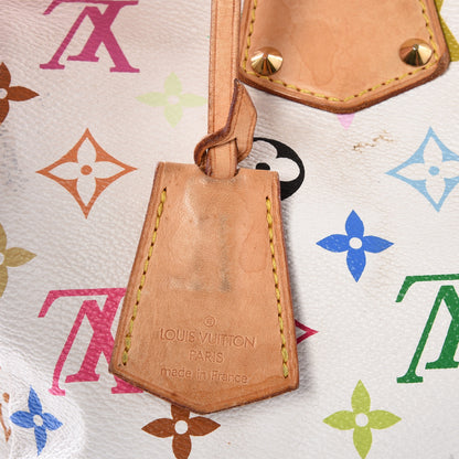 Louis Vuitton Monogram Multicolor Speedy 30 White 7 of 12