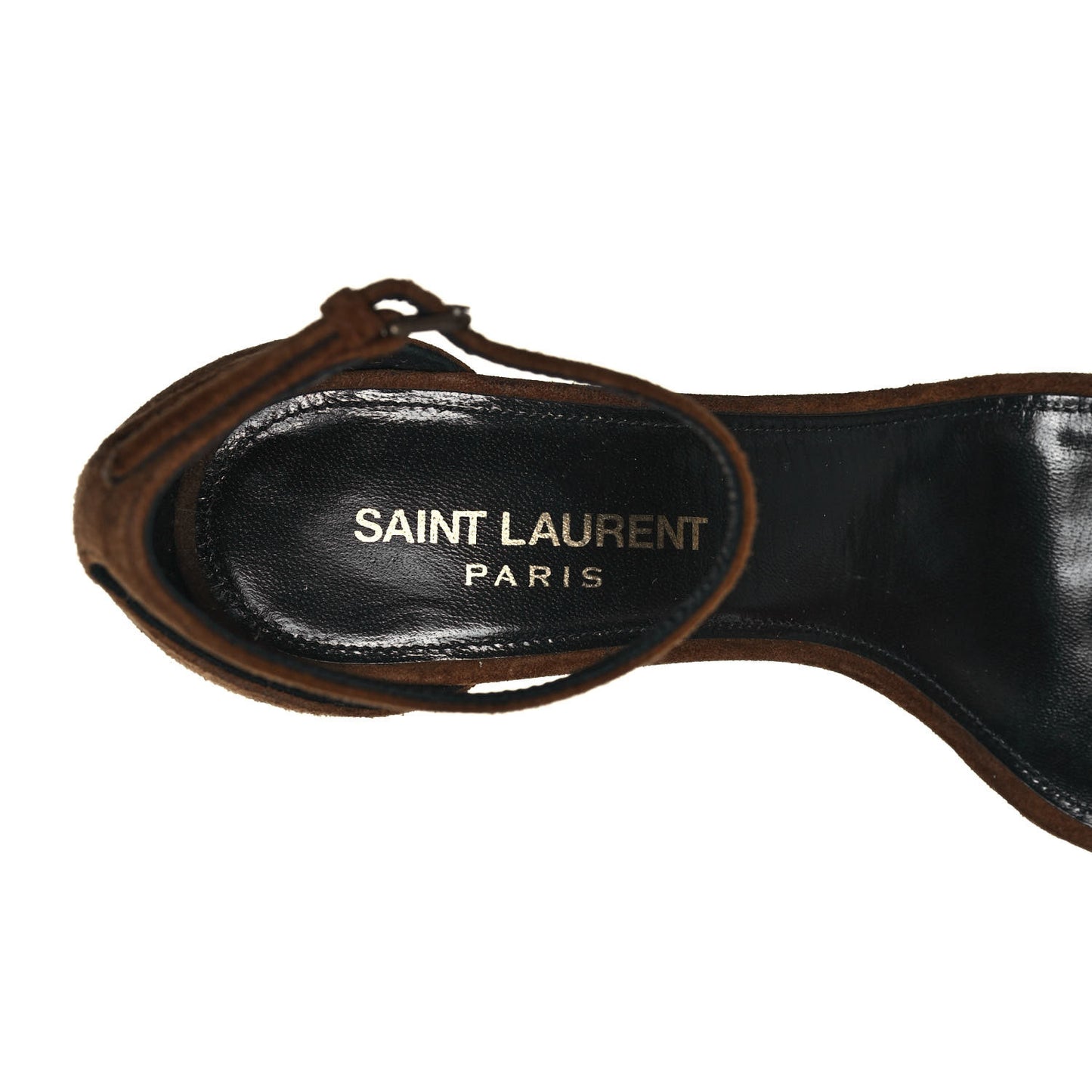 Suede Lila Wedge Sandals 35 Brown