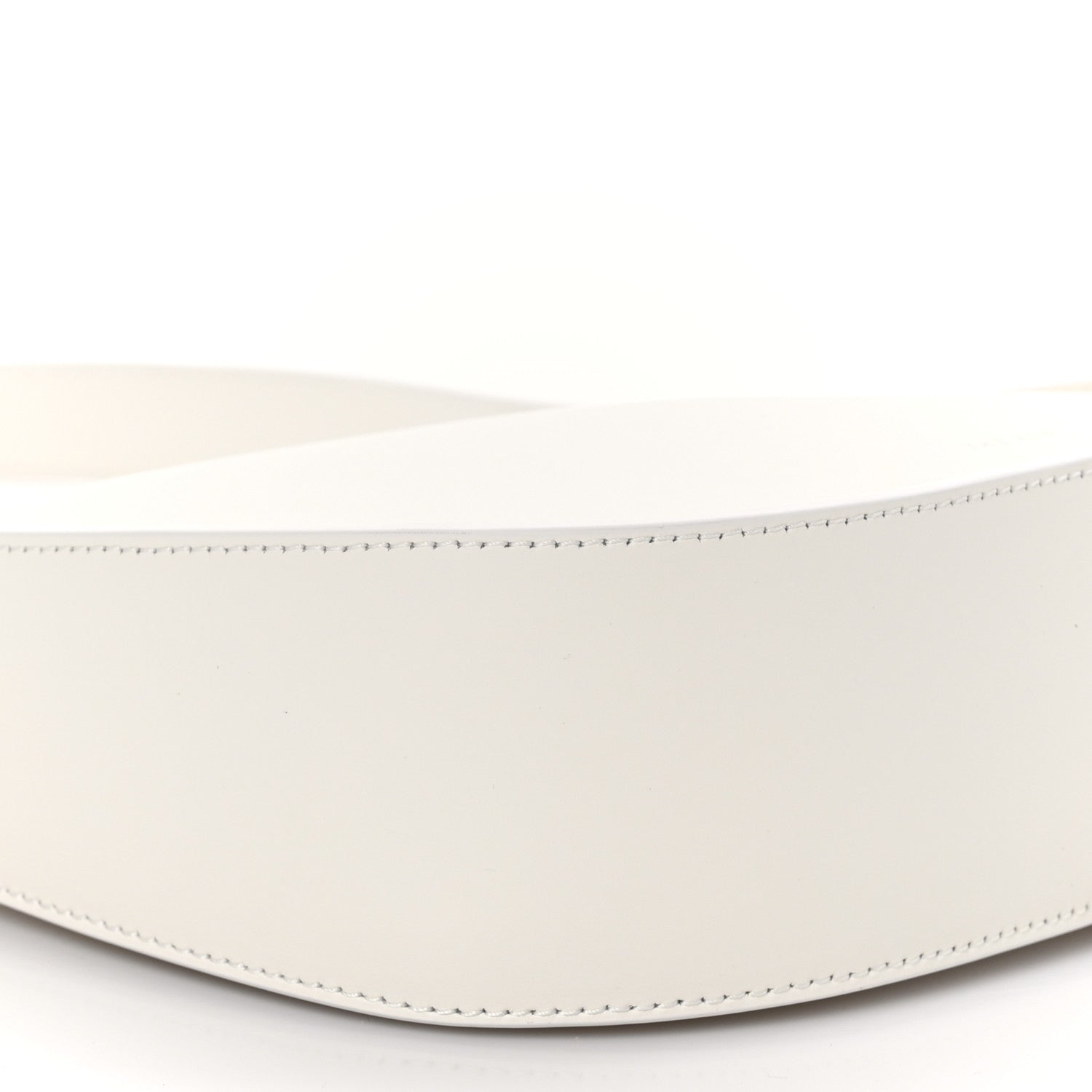 The Row Smooth Calfskin Half Moon Shoulder Bag New Ivory 8 of 9