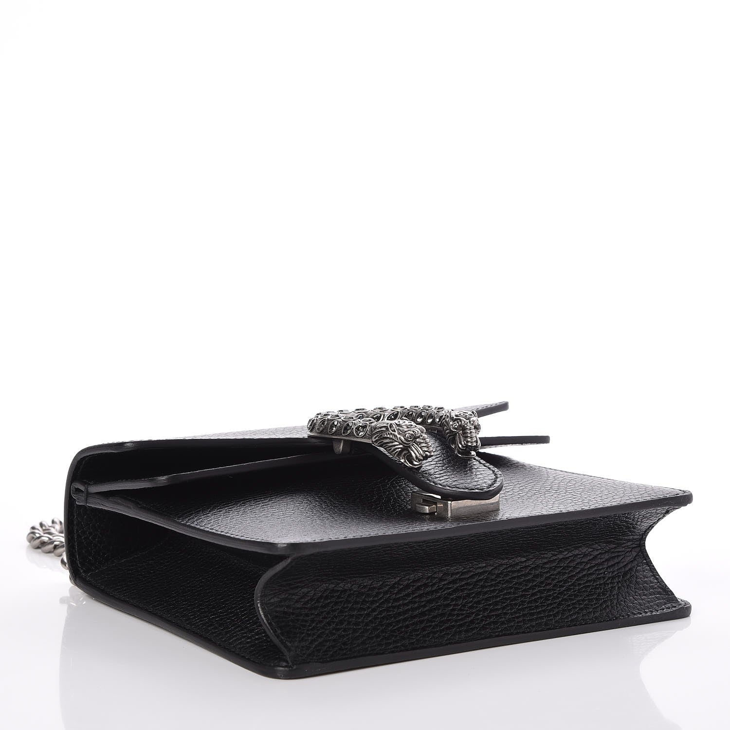 Gucci Calfskin Mini Dionysus Shoulder Bag Black 4 of 8