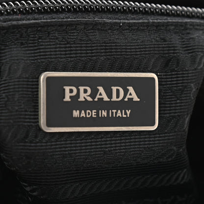 Prada Tessuto Nylon Messenger Bag Black 5 of 9