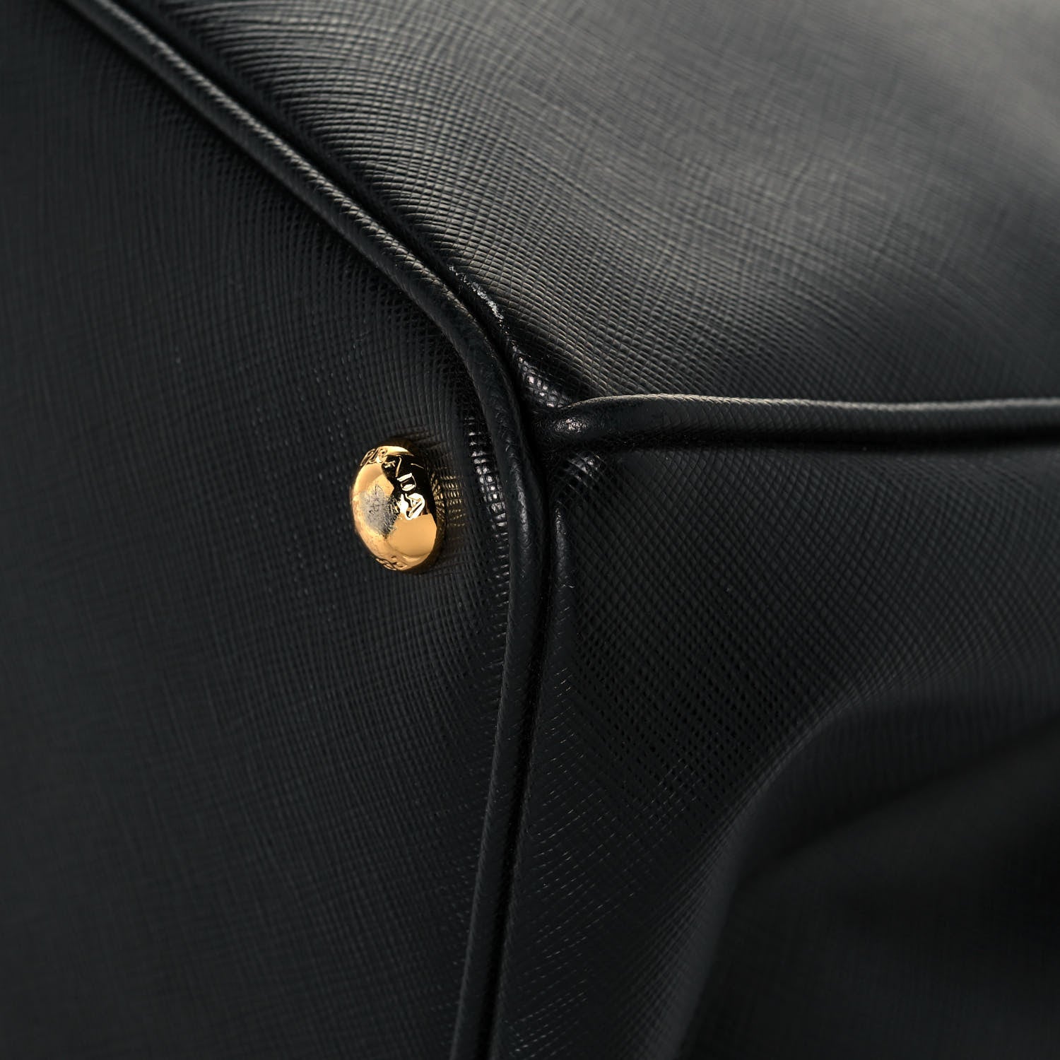 Prada Saffiano Large Galleria Double Zip Tote Black 9 of 11