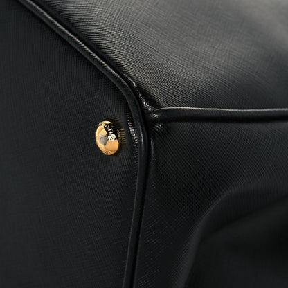 Prada Saffiano Large Galleria Double Zip Tote Black 9 of 11
