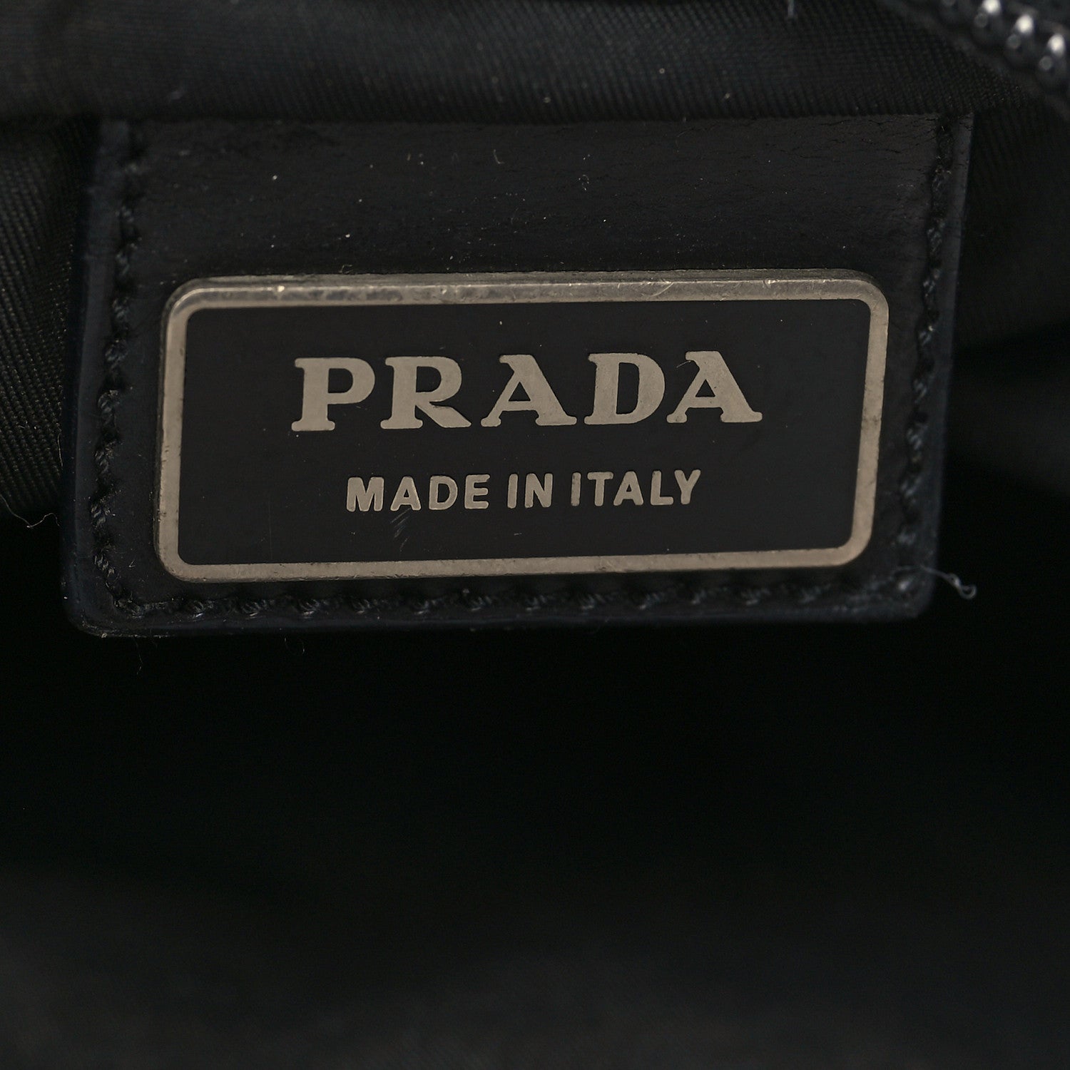 Prada Nylon Vela Flat Messenger Bag Black 5 of 7