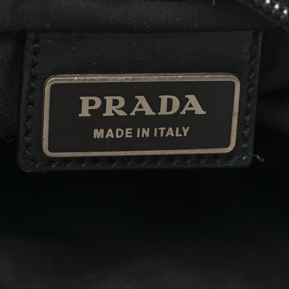Prada Nylon Vela Flat Messenger Bag Black 5 of 7