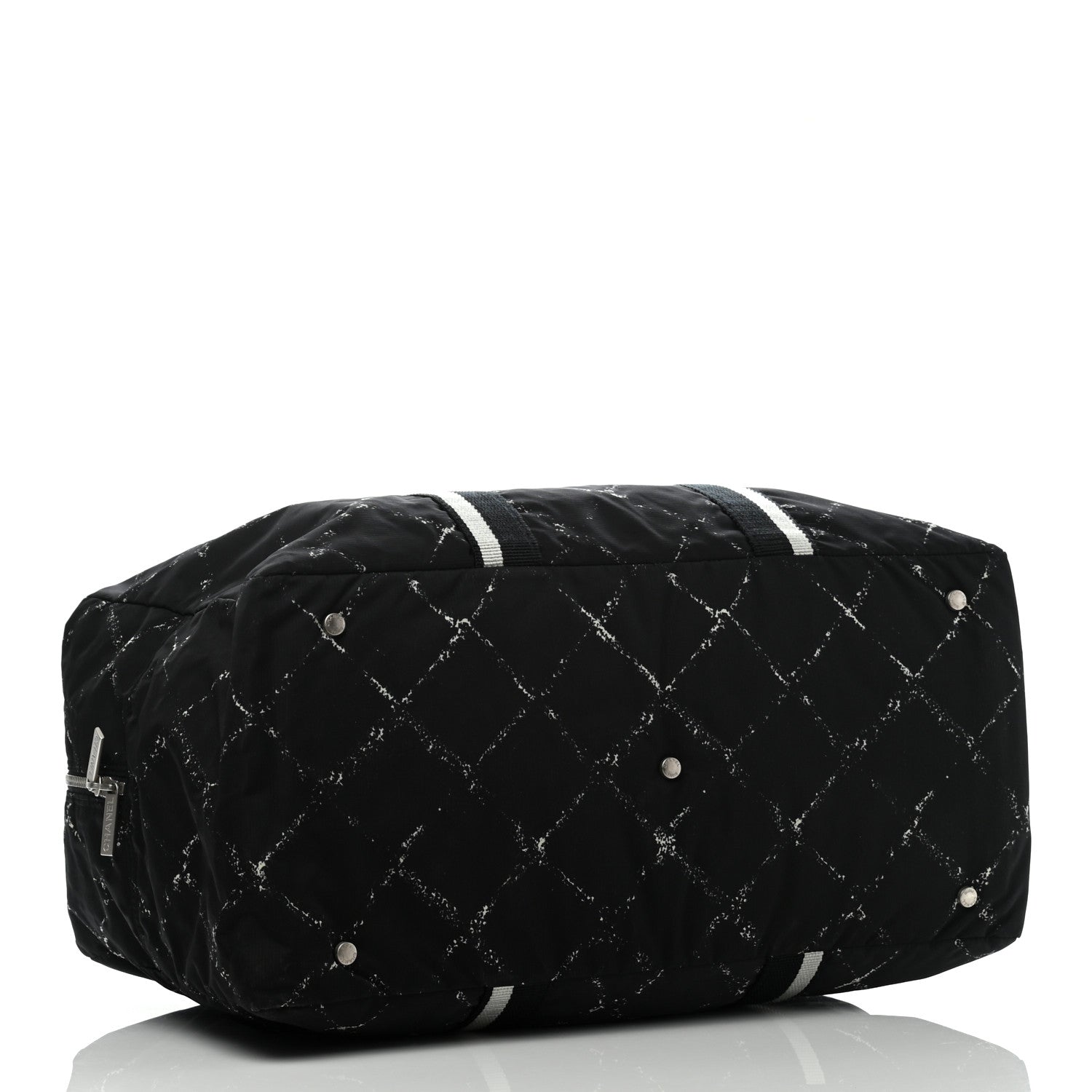 Chanel Nylon Travel Boston Black 3 of 13