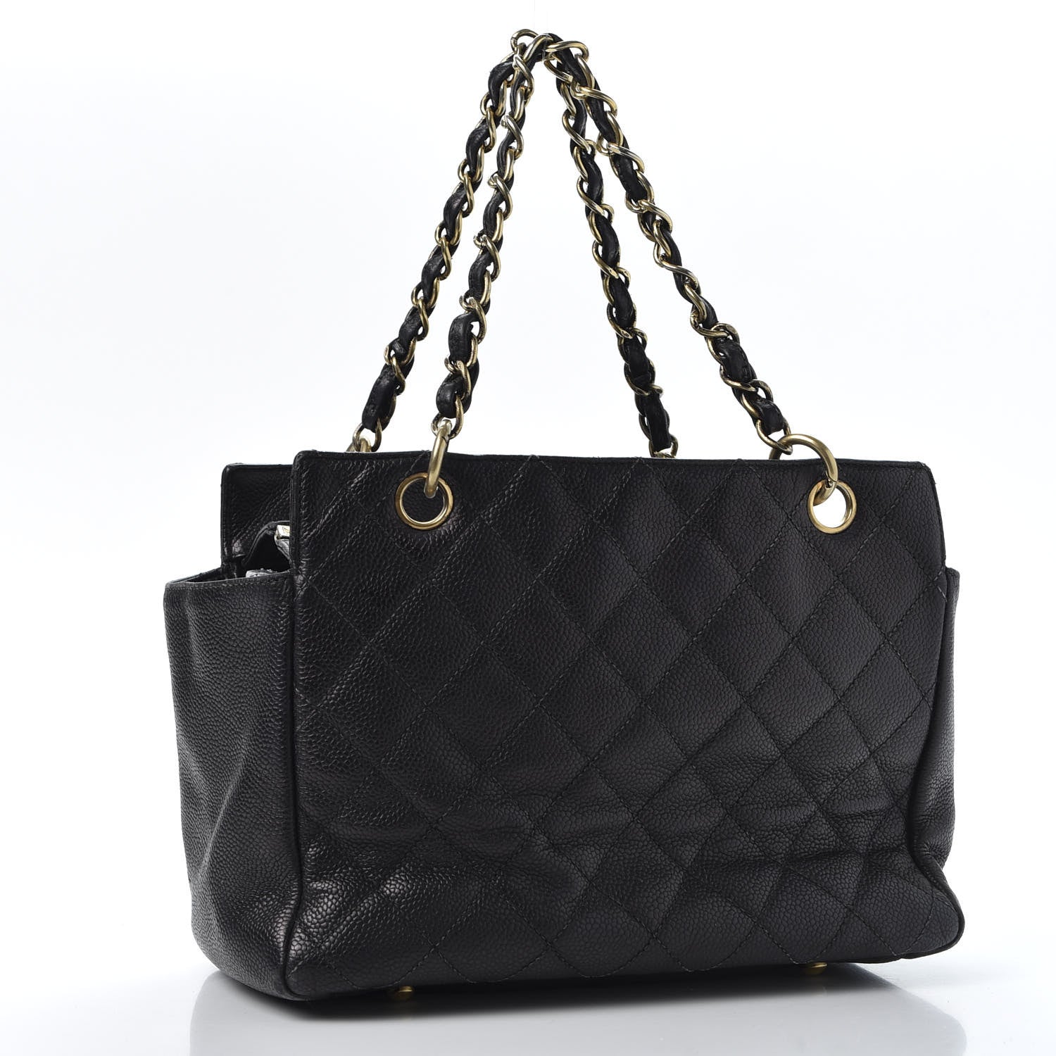 Chanel Caviar Quilted Petit Timeless Tote PTT Black 2 of 13