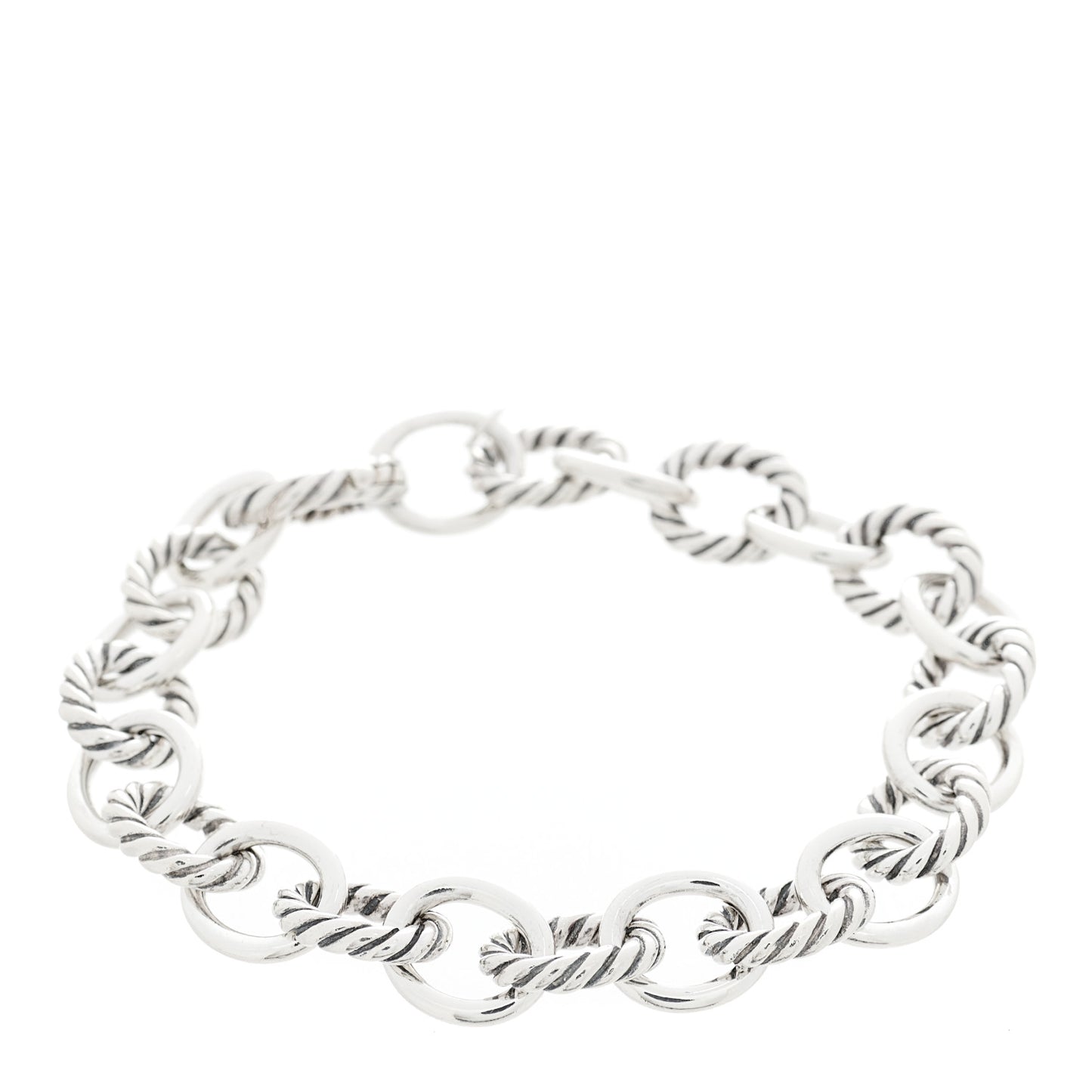Sterling Silver 10mm Medium Oval Link Bracelet
