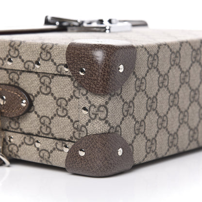 Gucci GG Supreme Monogram Globe-Trotter Beauty Case Brown 7 of 9