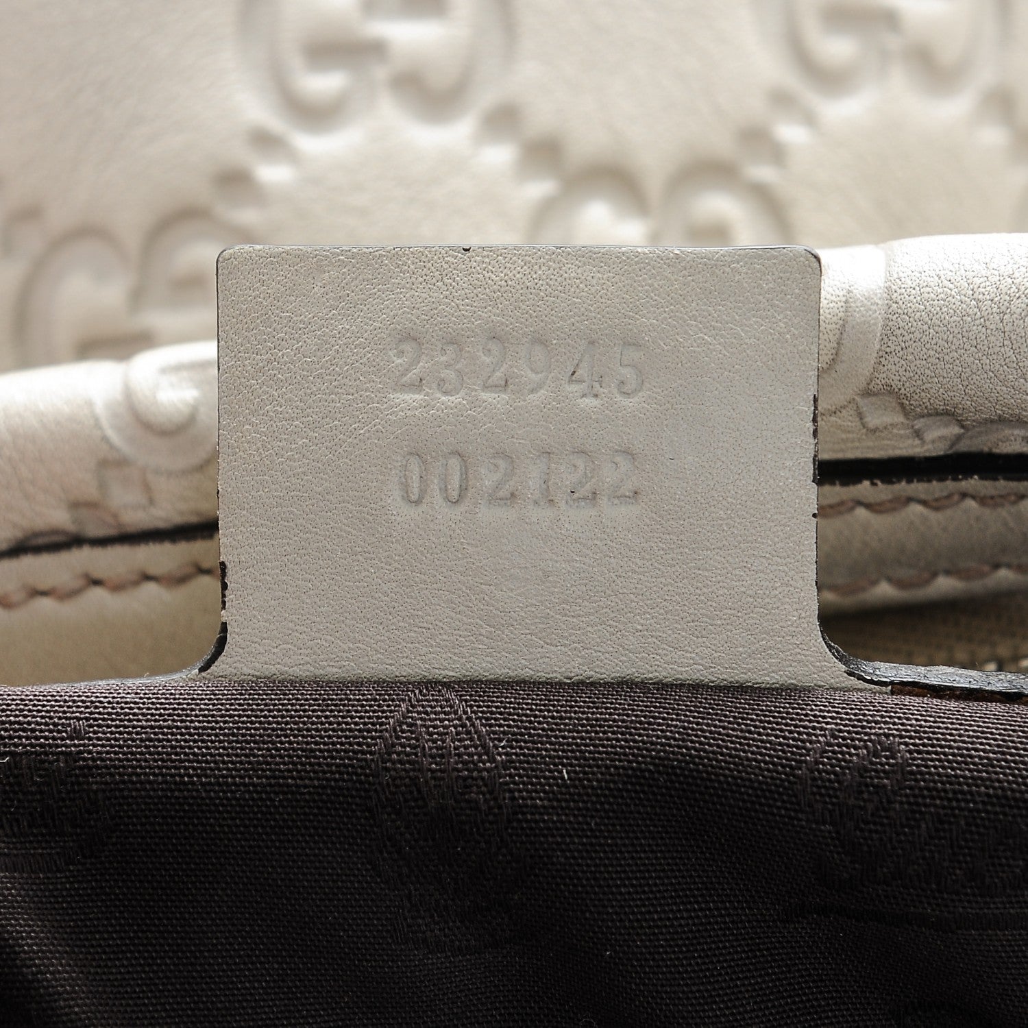 Gucci Guccissima Large GG Twins Hobo Off White 7 of 10