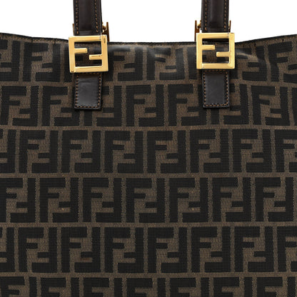Fendi Zucca Top Handle Tote Tobacco 7 of 16
