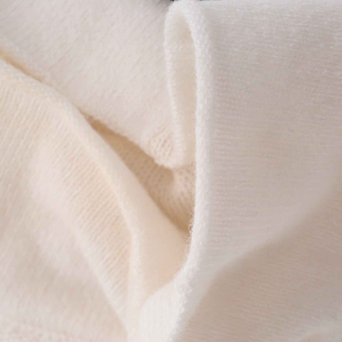 Cashmere Cotton CC Beanie Hat White