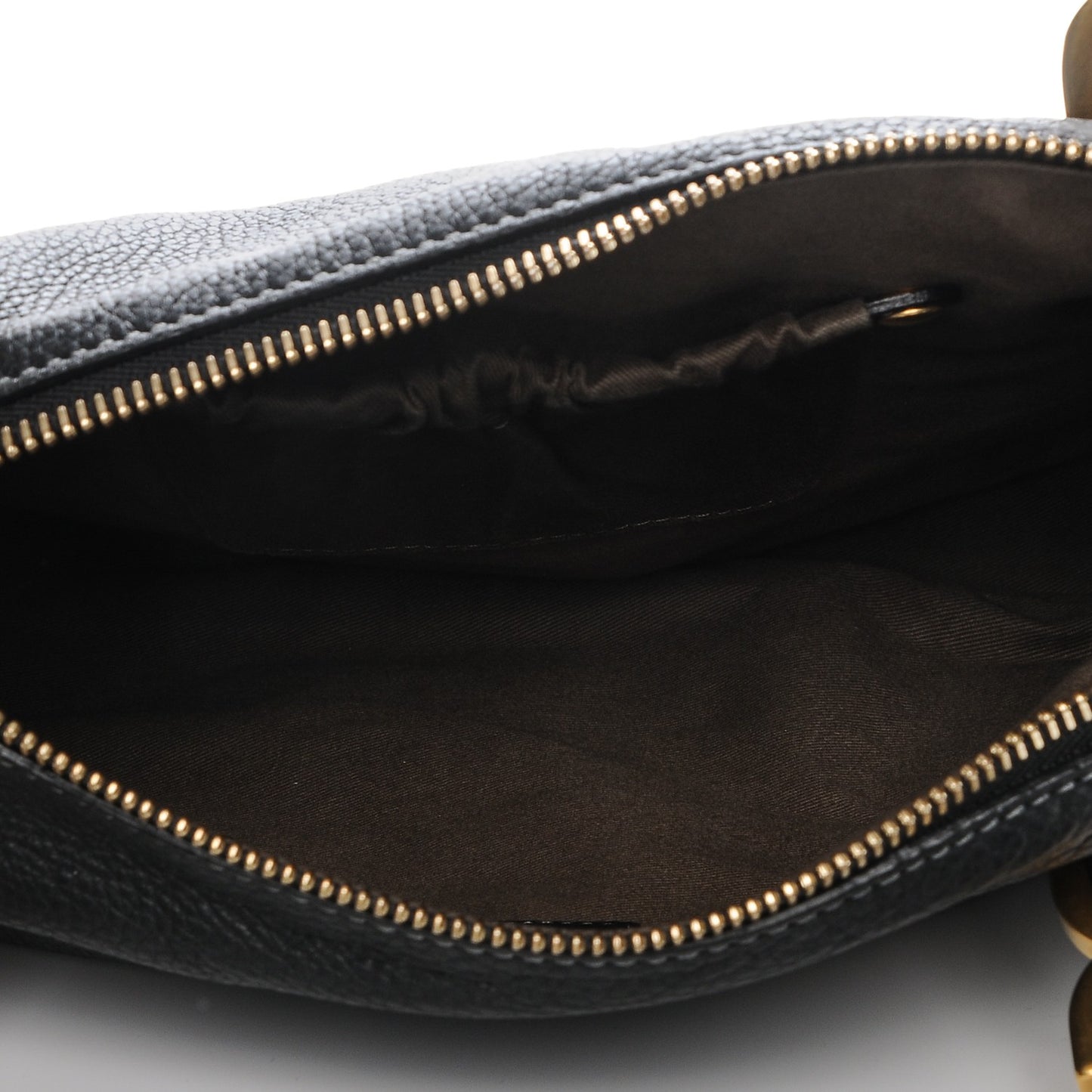Calfskin Medium Marcie Satchel Black