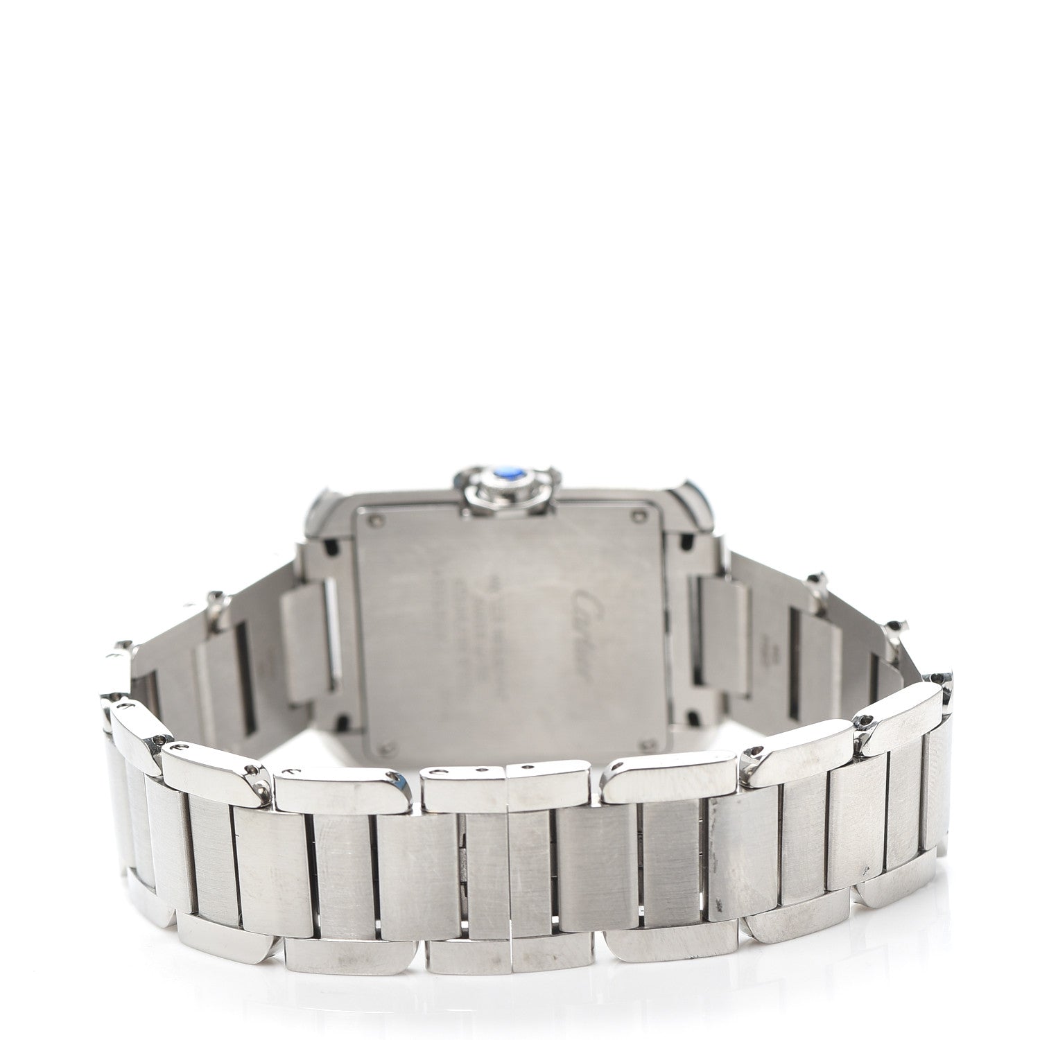 Cartier Stainless Steel 23mm Tank Anglaise Quartz Watch 3 of 7