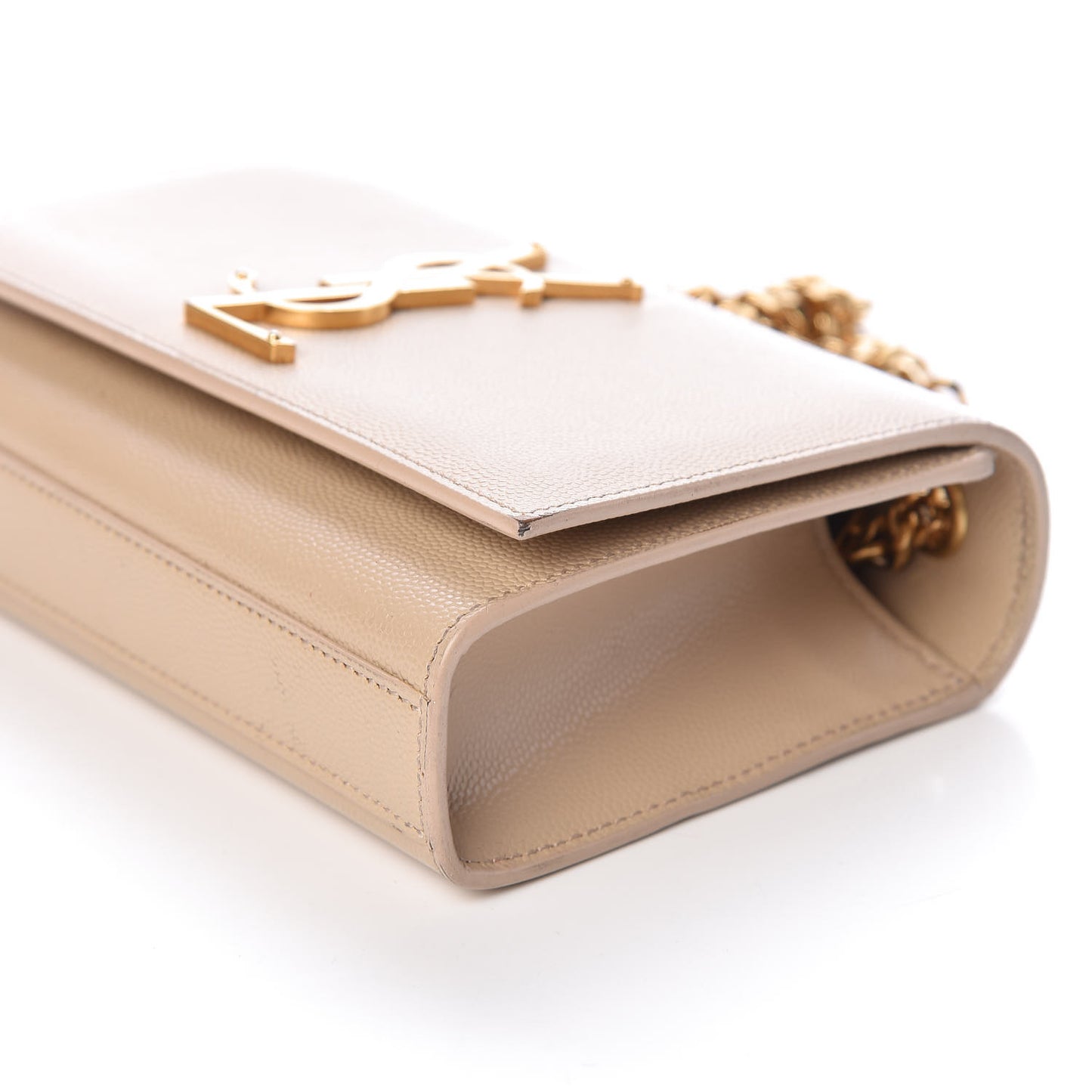 Grain De Poudre Small Monogram Kate Satchel Nude Powder