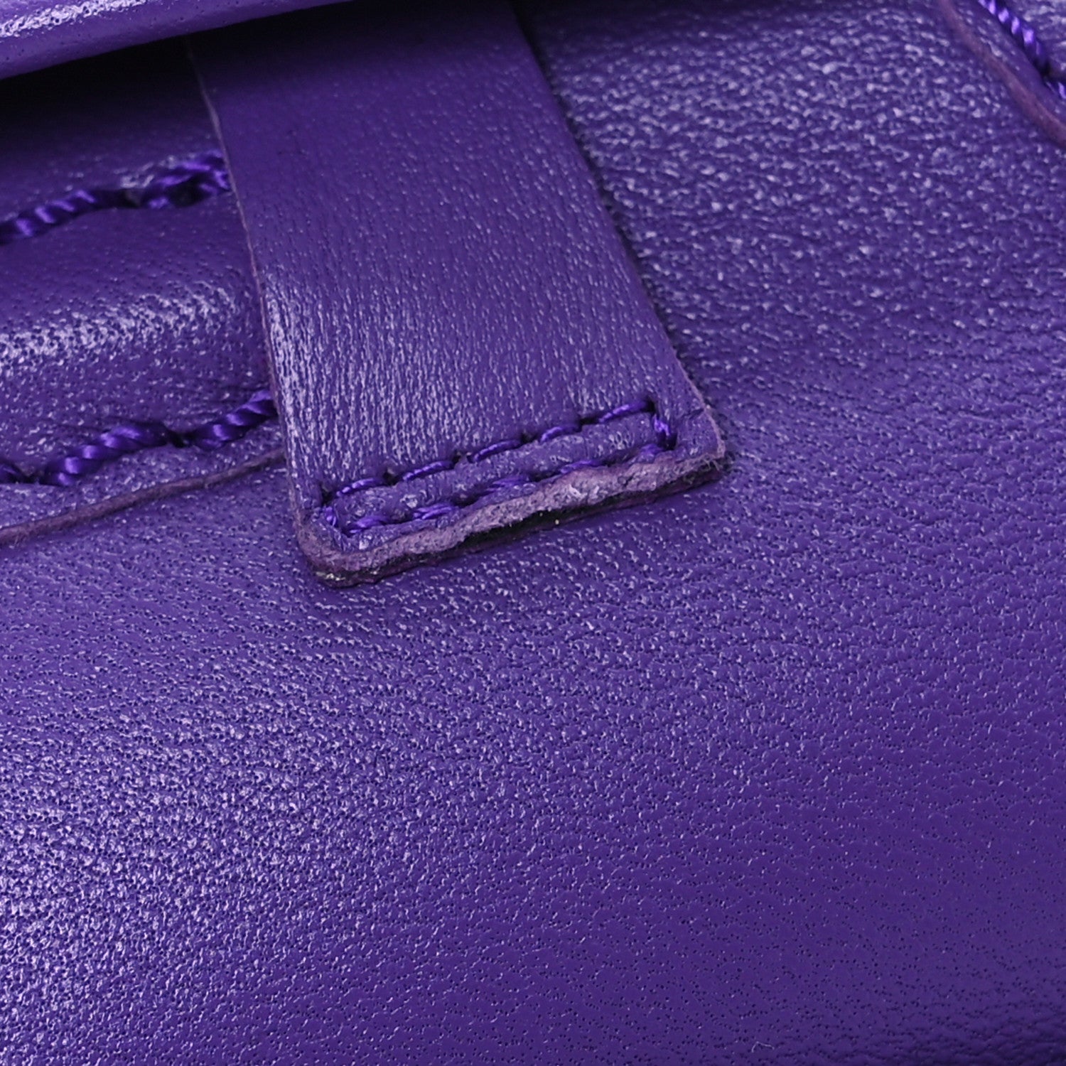 Chanel Lambskin Quilted CC Turnlock Loafers 37 Purple 11 of 13