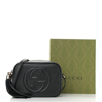Gucci Pebbled Calfskin Small Soho Disco Bag Black 12 of 12
