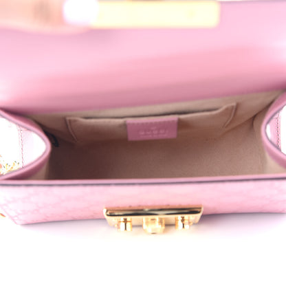 Gucci Guccissima Small Padlock Shoulder Bag Rose Baby Candy 4 of 9
