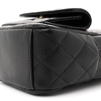 Chanel Caviar Quilted CC Mini Classic Backpack Black 10 of 12